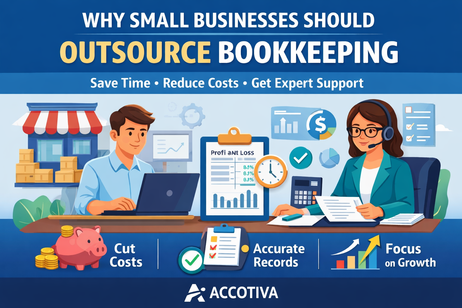 Why Small Businesses Should Outsource Bookkeeping