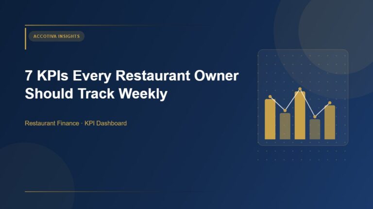 7 KPIs Every Restaurant Owner Should Track Weekly – AccoTiva accounting and bookkeeping insights